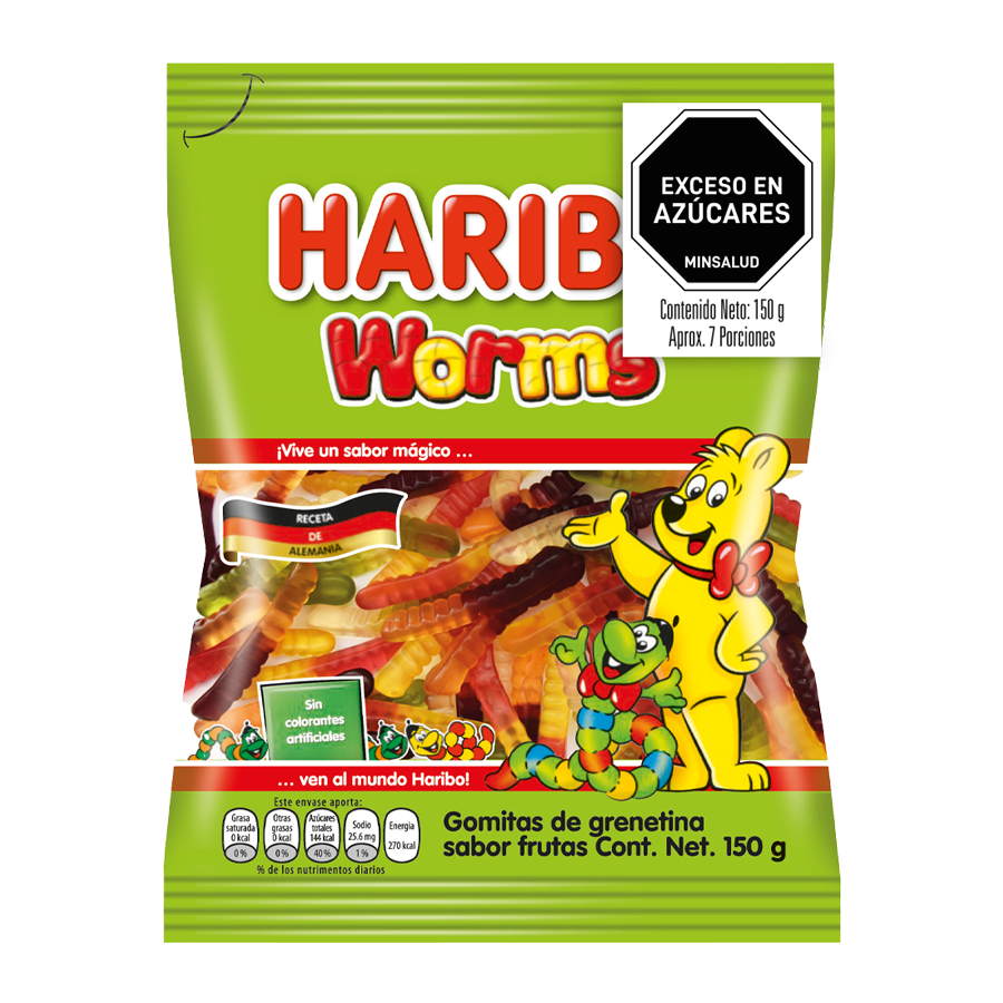 Gomas worms haribo 150g