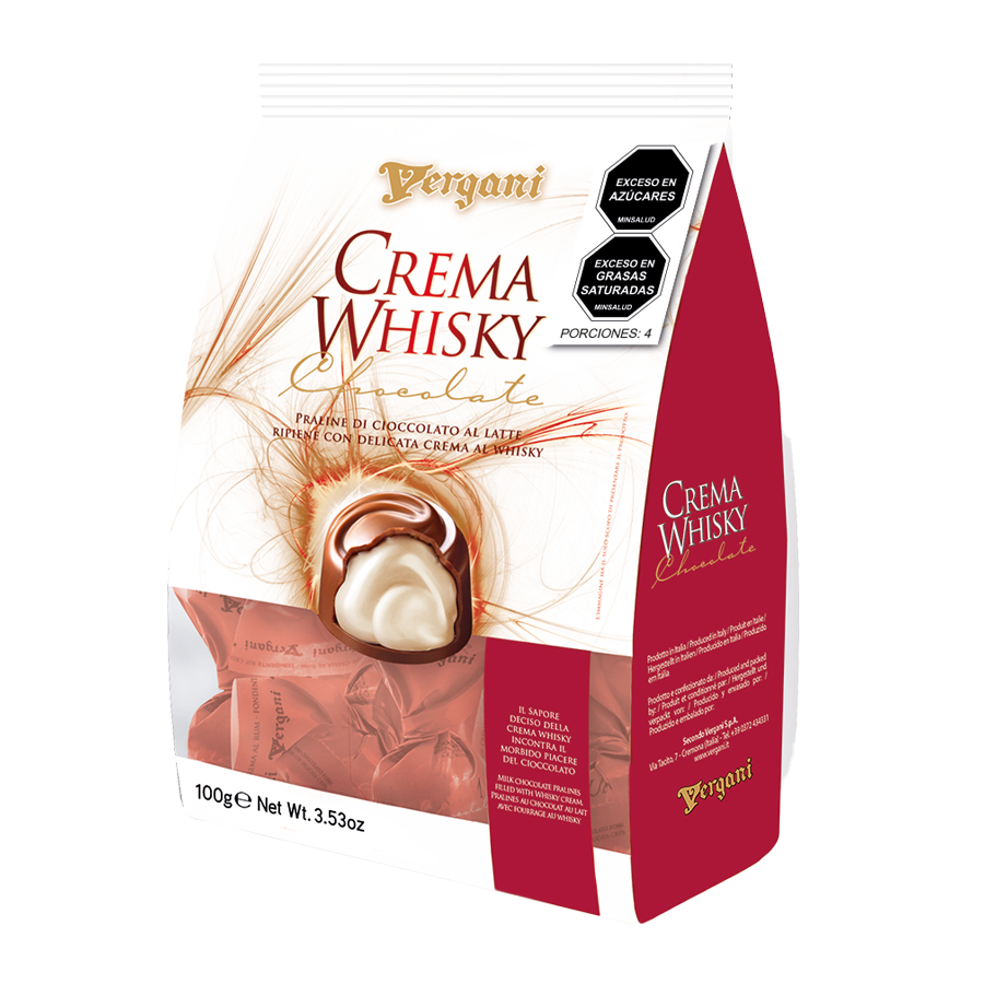 Chocolates vergani whisky 100g