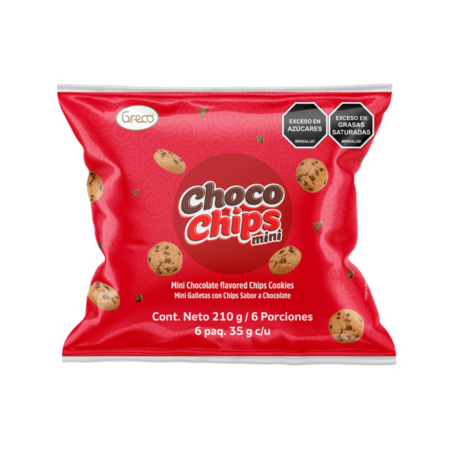 Galletas choco chips mini