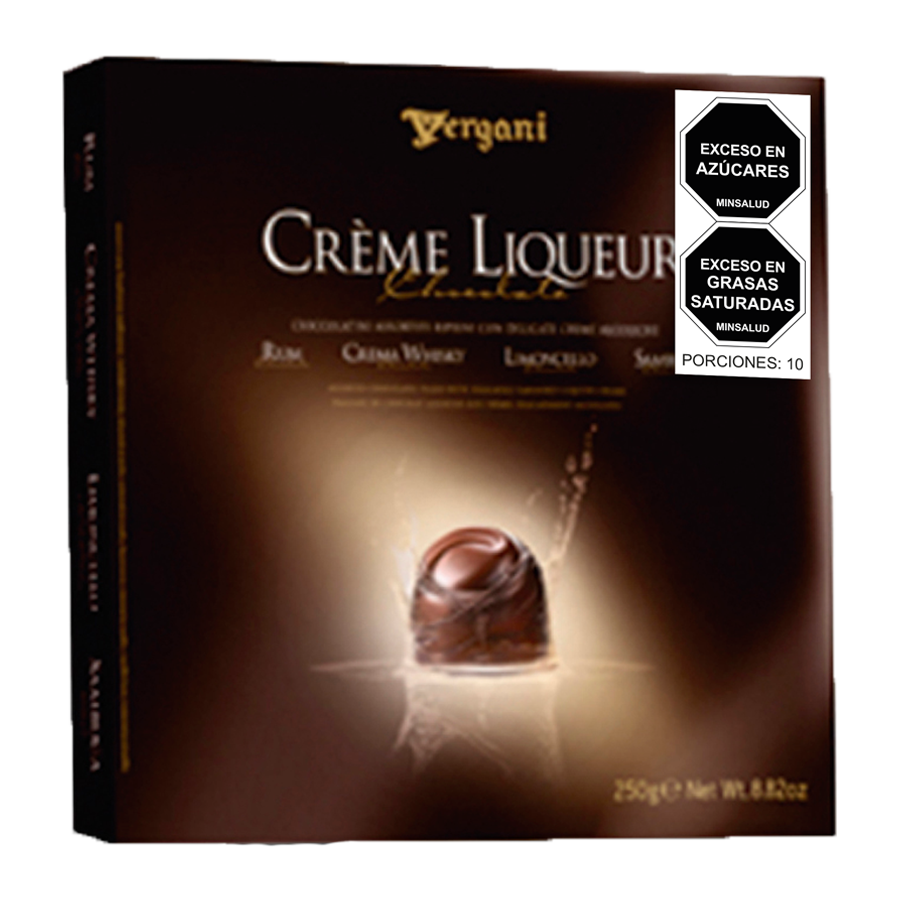 Chocolates vergani creme liqueur