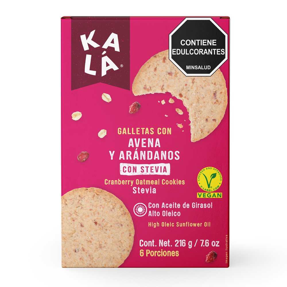 Galletas kalá avena y arándanos 216g