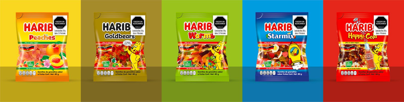 Gomas haribo greco banner