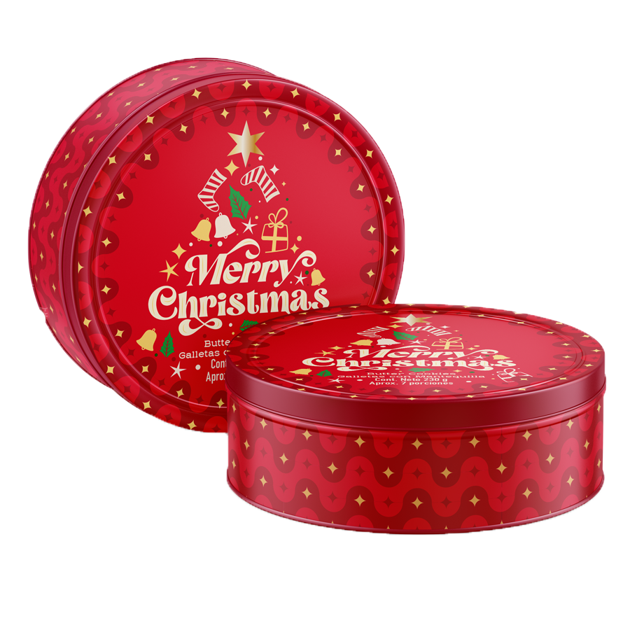 Galletas greco merry christmas 230g lata