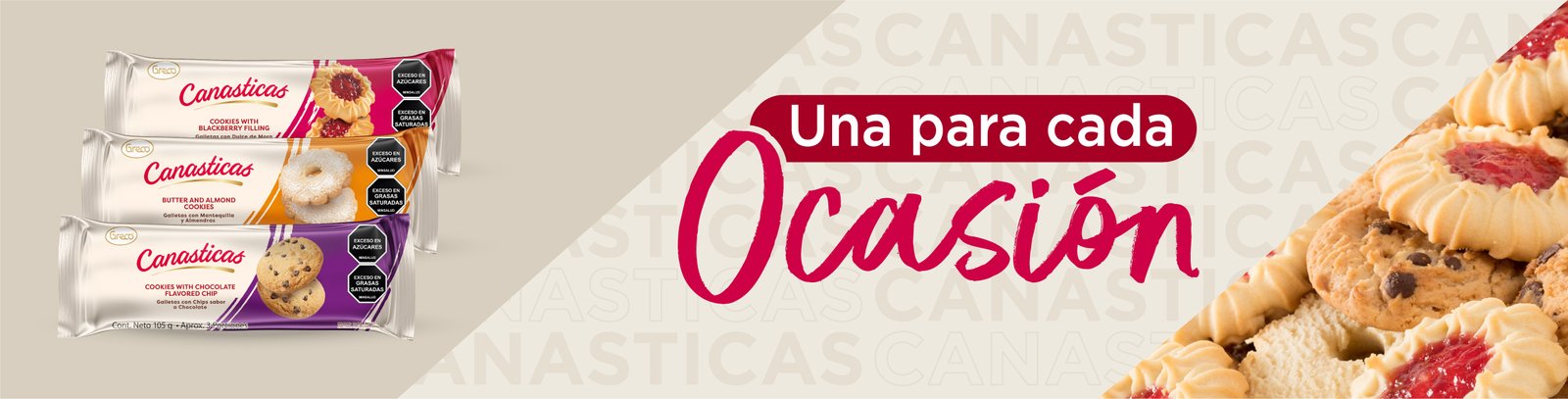 Galletas canasticas greco banner