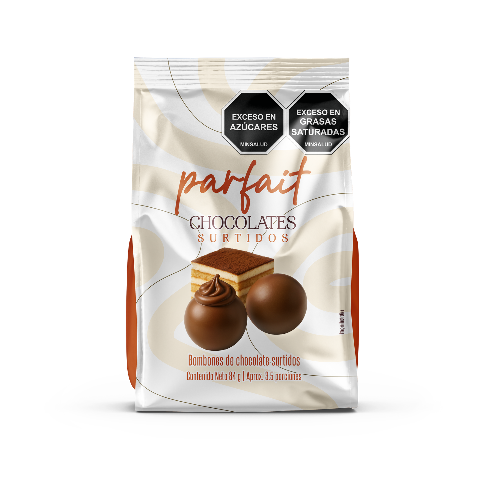 Chocolates parfait bolsa rellenos surtidos