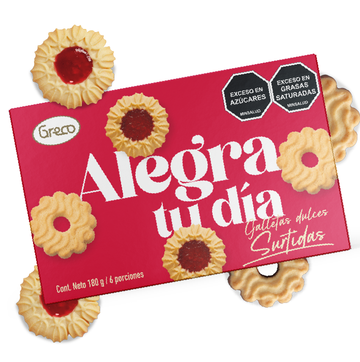 Galletas greco alegra tu día