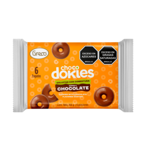 Galletas choco dokies greco x6 168g