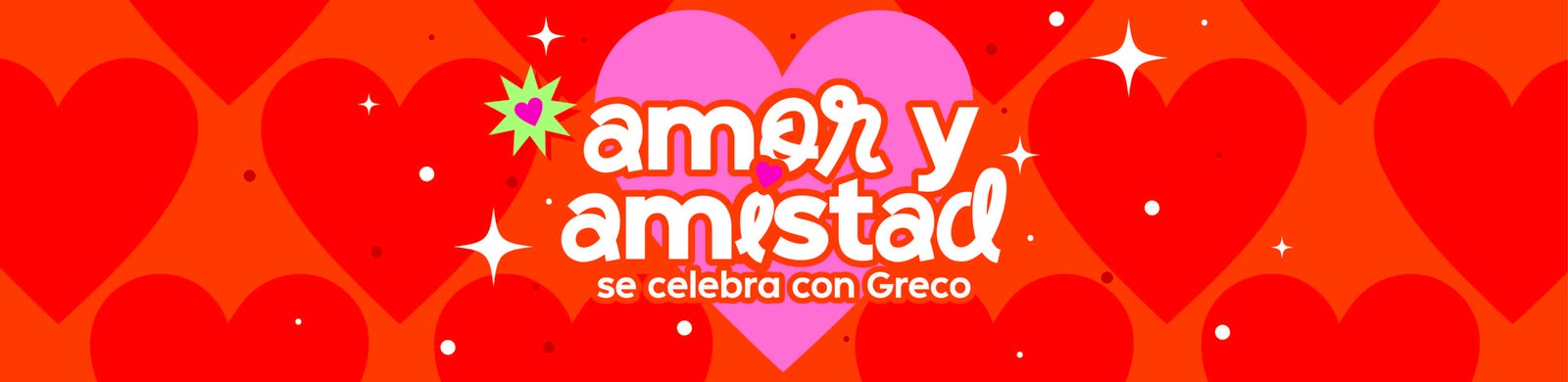 Banner amor y amistad greco 2026